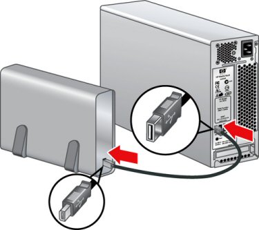 Connect USB disk