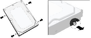 Remove the system-drive tray
